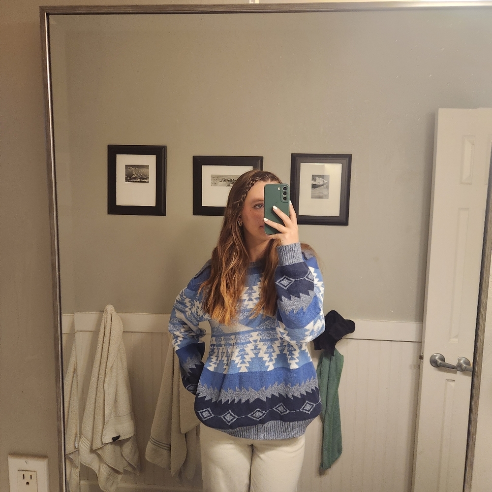 vintage winter sweater